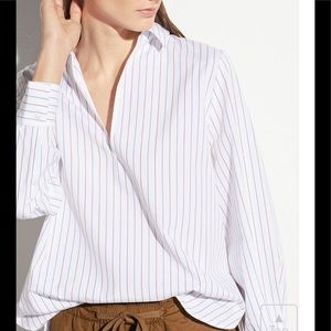 Vince Women's Bar Stripe  Blouse